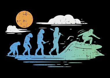 Surfing Evolution Beach