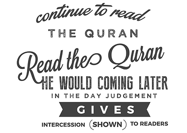 continue to read the quran