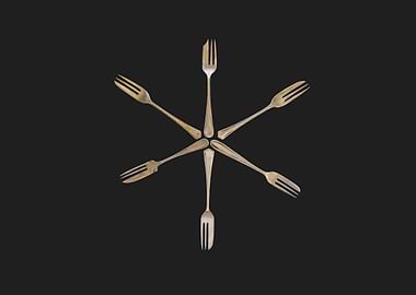 Antique silver spoons