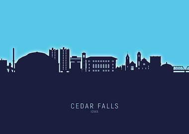 Cedar Falls Skyline Iowa