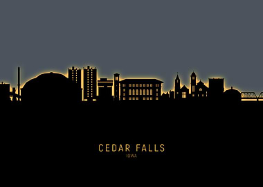 Cedar Falls Skyline Iowa