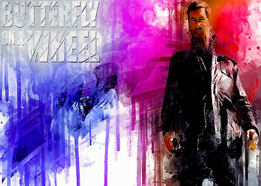 Butterfly on a wheel