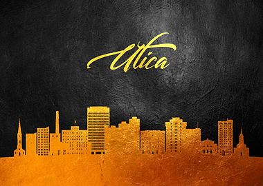 Utica New York Skyline