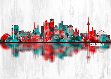 Cologne Germany Skyline