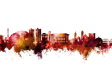 Cedar Falls Skyline Iowa