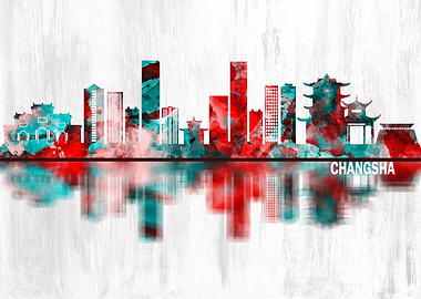 Changsha China Skyline