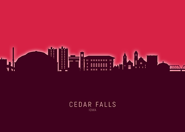 Cedar Falls Skyline Iowa