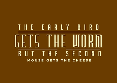 mouse gets the cheese