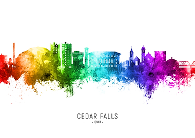 Cedar Falls Skyline Iowa