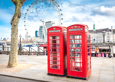London Red Telephone Box