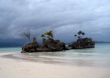 Beach Beautiful Blue Bo