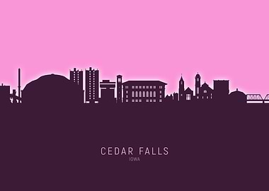 Cedar Falls Skyline Iowa