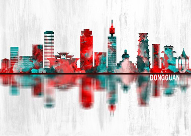 Dongguan China Skyline