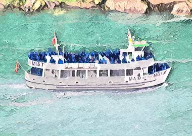 Niagara Falls Blue Maid