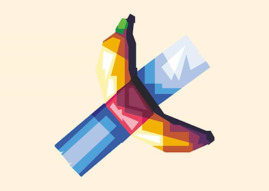 banana painting wpap