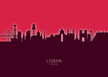Lisbon Skyline Portugal