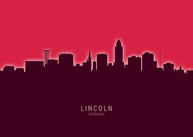 Lincoln Nebraska Skyline