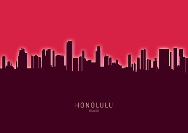 Honolulu Skyline Hawaii