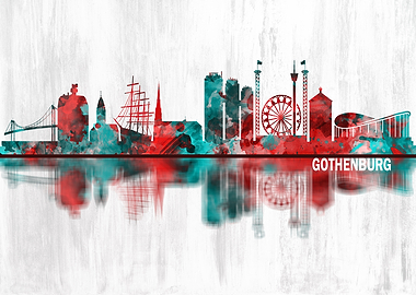 Gothenburg Sweden Skyline