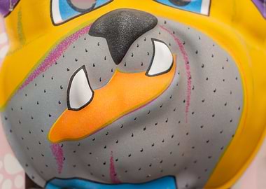 Detail of the dog muzzle