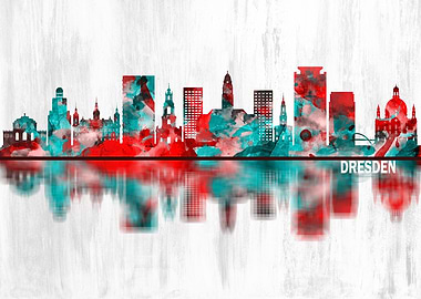 Dresden Germany Skyline