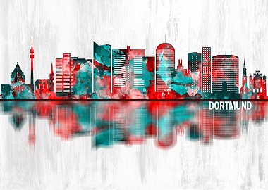 Dortmund Germany Skyline