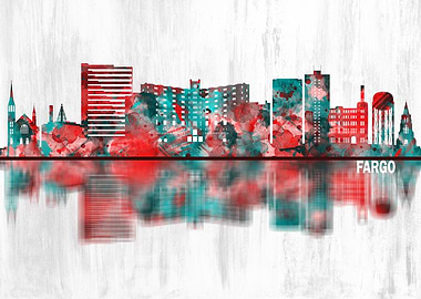 Fargo North Dakota Skyline