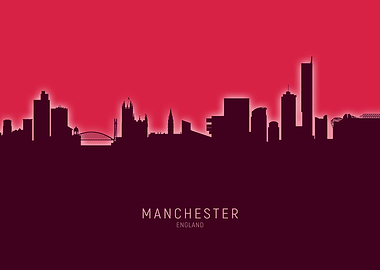 Manchester Skyline England