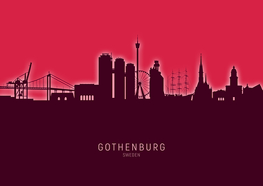 Gothenburg Skyline Sweden
