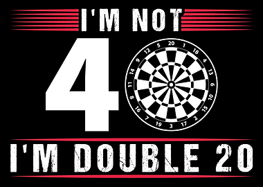 40 Years Old Darts Gift