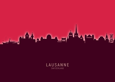 Lausanne Skyline