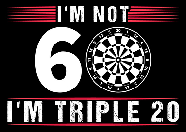 60 Years Old Darts Gift