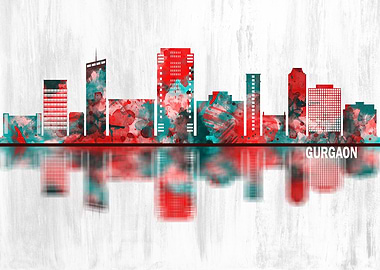 Gurgaon Haryana Skyline