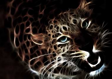 Glowing Leopard