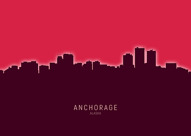 Anchorage Skyline Alaska