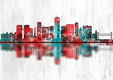 Hamilton Canada Skyline