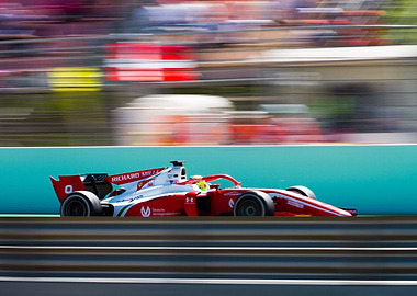 Mick Schumacher at speed