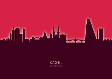Basel Skyline Switzerland
