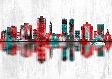 Hoboken New Jersey Skyline