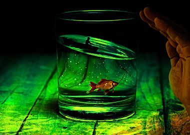 red fish beautiful wate