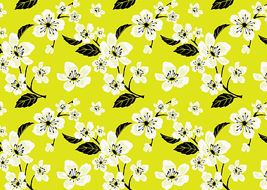 Yellow White Blossoms