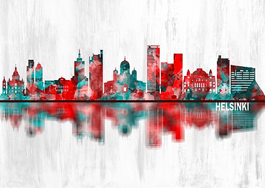 Helsinki Finland Skyline