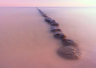 Sky Sea Soft Pier Sand Lin