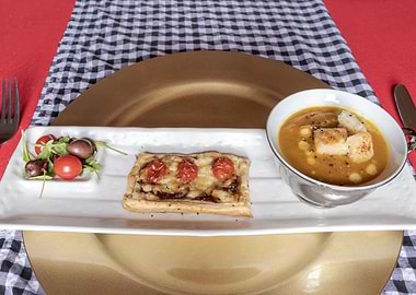 Formal dinner starter