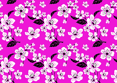 Fuschia White Blossom