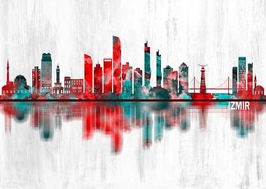 Izmir Turkey Skyline