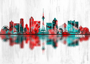 Harbin China Skyline