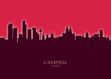 Liverpool Skyline England