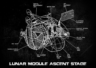 LUNAR MODULE ASCENT STAGE