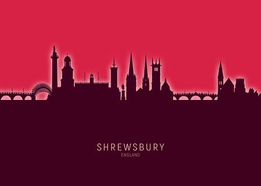Shrewsbury Skyline England
